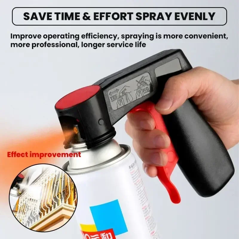 Instant Aerosol Trigger Handle Car Polishing Spray Paint To Save Effort Trigger Handle Paint Spray Proof Easy Assist Grip