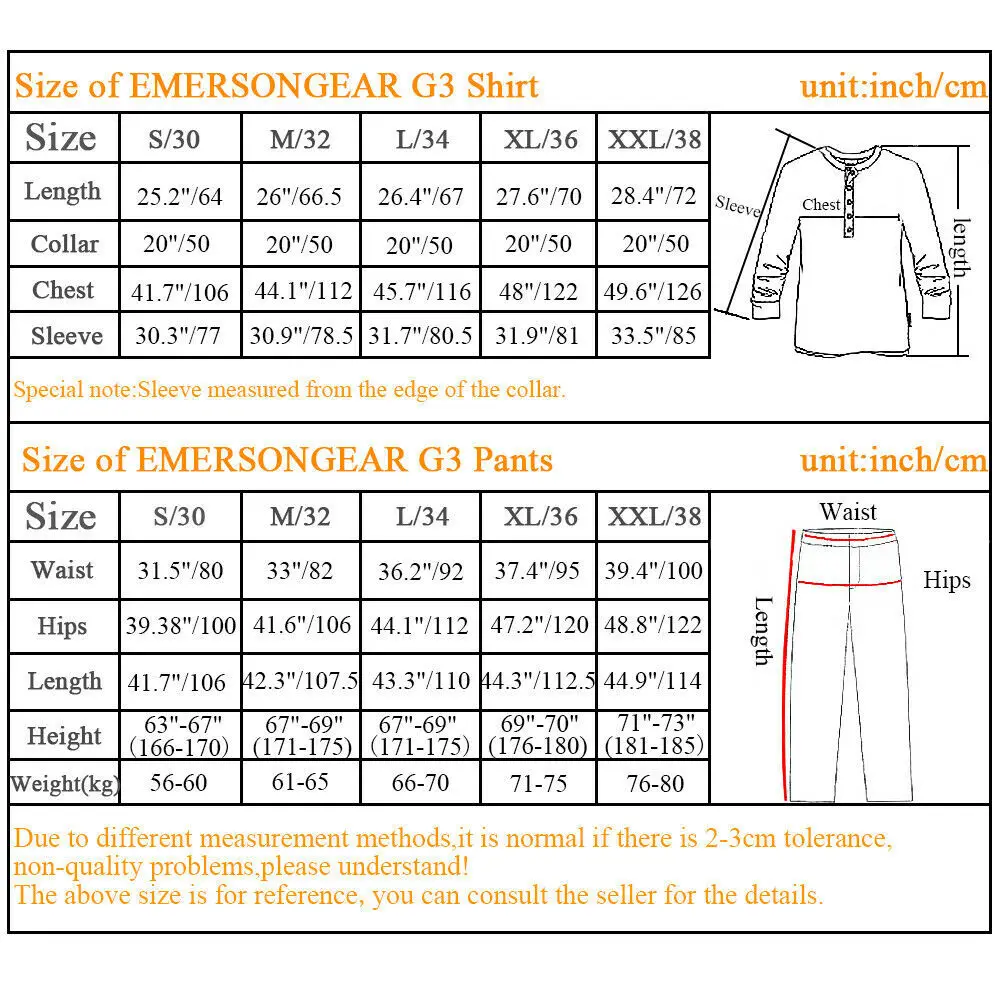 EmersonGear G3 uniforme de combate BDU GEN3 Airsoft - imagen 2