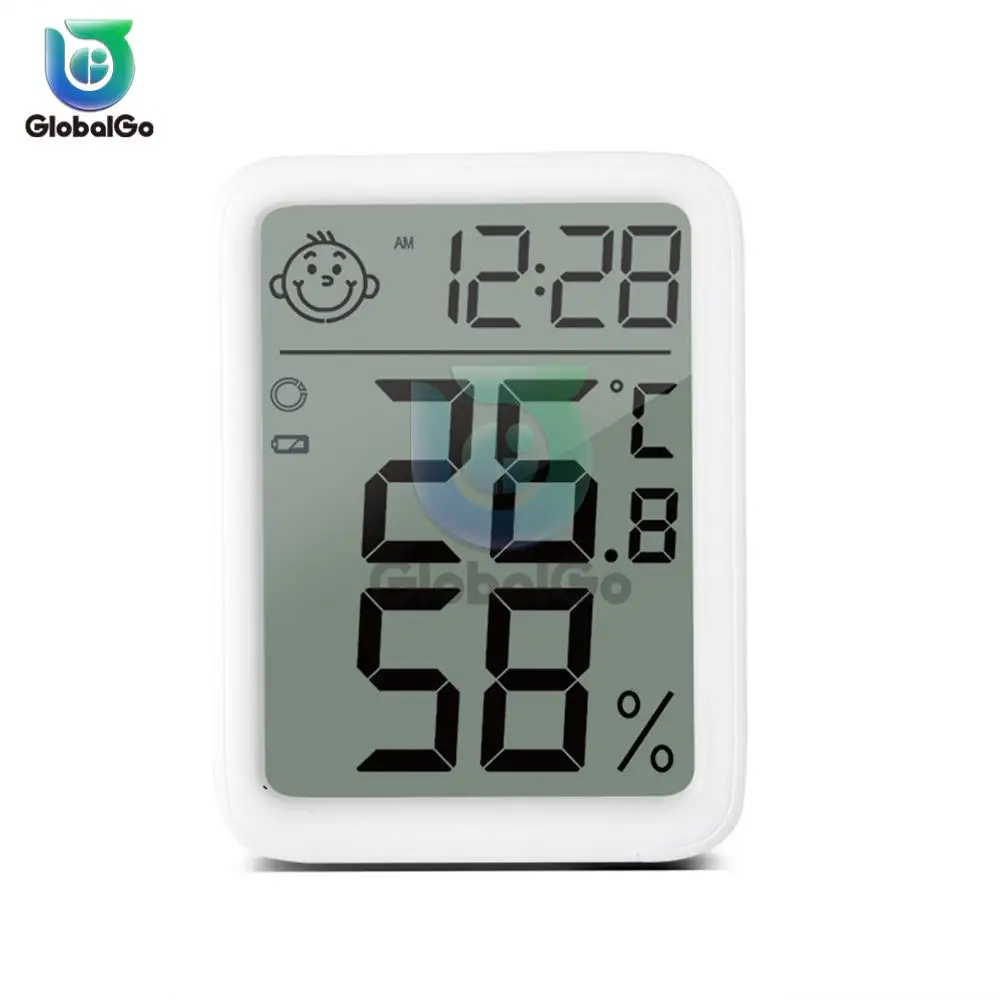 Home Indoor Temperature Humidity Meter LCD Digital Thermometer Hygrometer Sensor Gauge Weather Station Smart Home