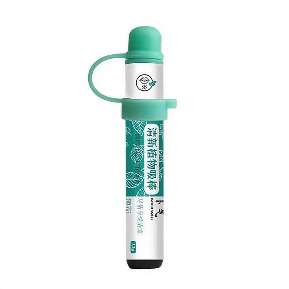 Tragbarer Kräuter-Inhalationsstift 4 Geschmacksrichtungen Menthol Eukalyptus Borneol Frischer Atem Kühlendes Aroma für Arbeit Studium Reisen Alltag – Detail 1
