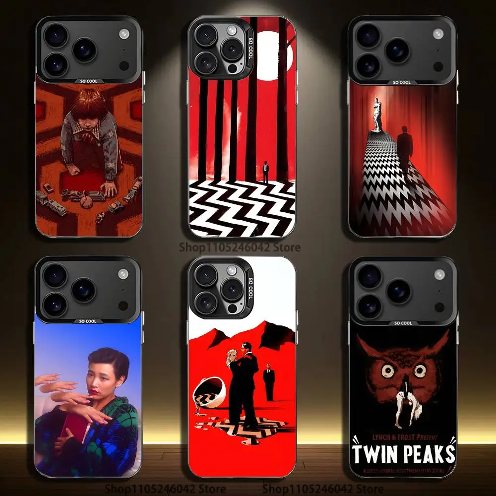 

Twin Peaks Fire Walk With Me For iPhone 17,16,15,14,13,12,11,Mini,Pro,E,SE4,XS,MAX Black Candy Matte Cover