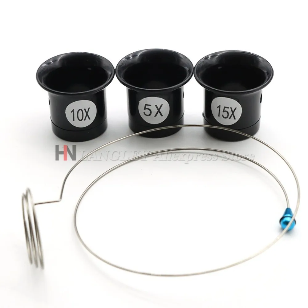4Pcs Watch Magnifier Tool Eye Loupe Loop Magnifier 5 to 15 Times Jewelry Magnifying Tools Watch Repairing Magnifying Glass Set