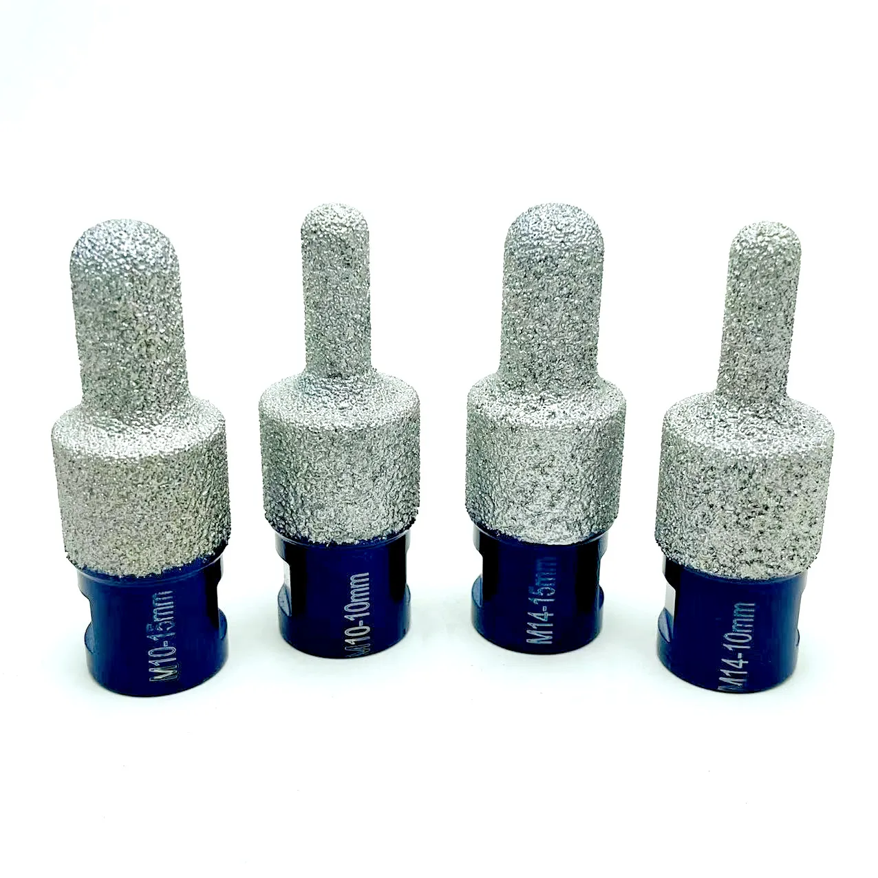 

M10 or M14 Thread 10mm 15mmx25mm Angle Grinder Vacuum Brazed Diamond finger Bits Ball End Mill For Marble Ceramic Tile Granite