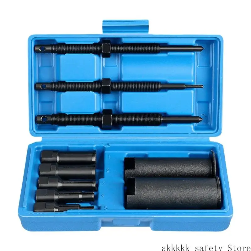 

XXFF 12pcs Motorcycle Inner Bearing Extractor Puller Set Suitable for Effective Removal of Wheel and Generator Bearing 9-23mm