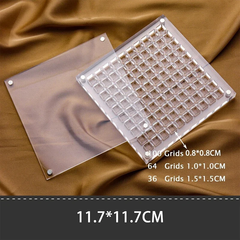 صندوق عرض صدف مغناطيسي ، تخزين حبات الأحجار الكريمة الماسية ، صندوق منظم ، شبكة ، شفافة ، أكريليك