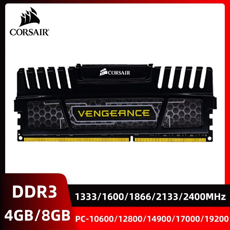 CORSAIR Vengeance LPX DDR3 4GB 8GB 2400MHz 2133MHz 1866MHz 1600MHz 1333MHz Desktop Memory 240Pin DIMM 1.5V Memory Dual Channel