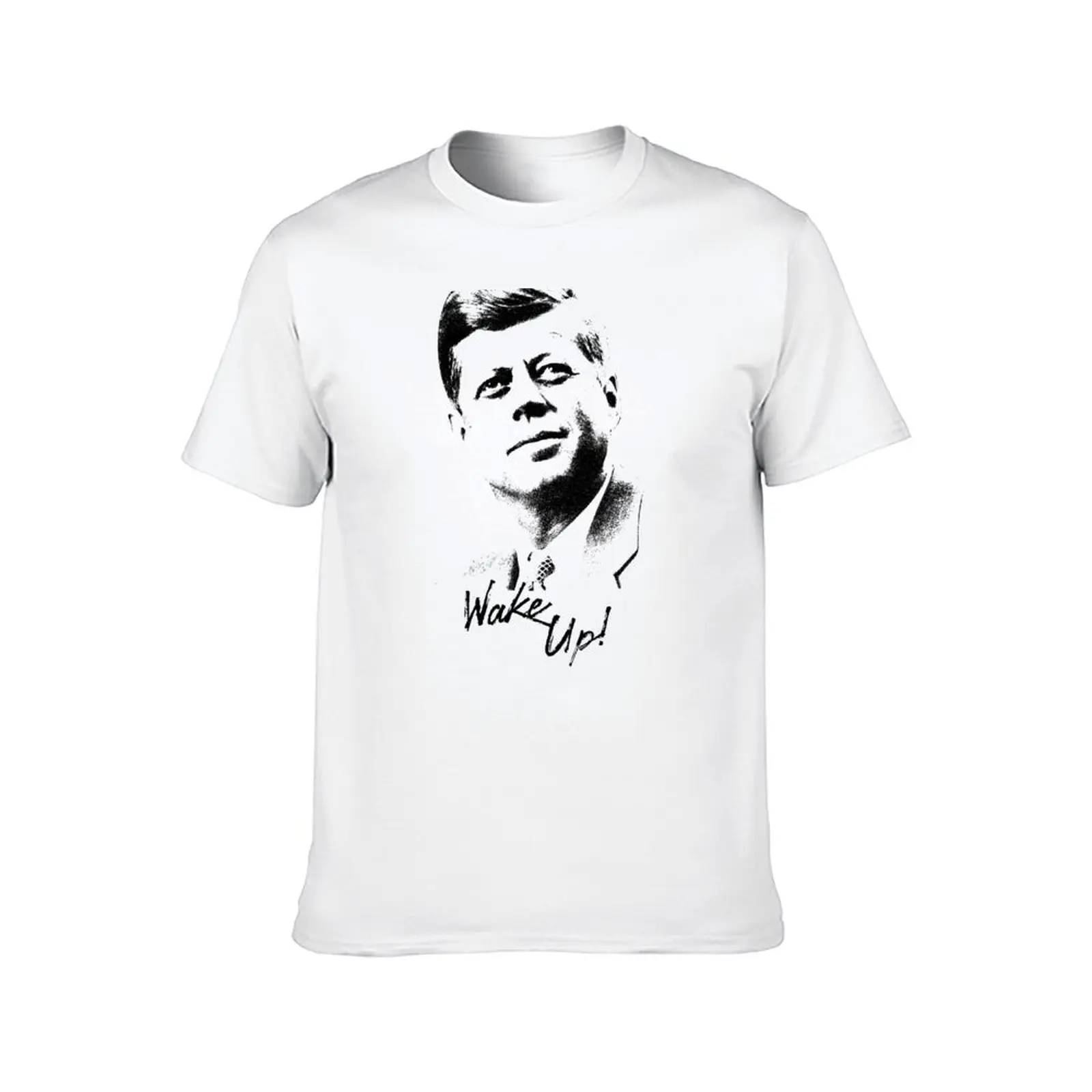 JFK استيقظ! تي شيرت تي شيرت للرجال تي شيرت جرافيك تي شيرت رجالي مصمم تي شيرت