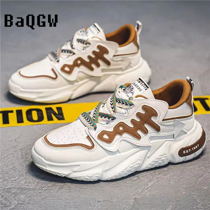 Color Block Lightweight Running Shoes for Men 2023 Men's Designer Mesh Casual Sneakers Lace-Up Male Outdoor Sports Tennis Shoes