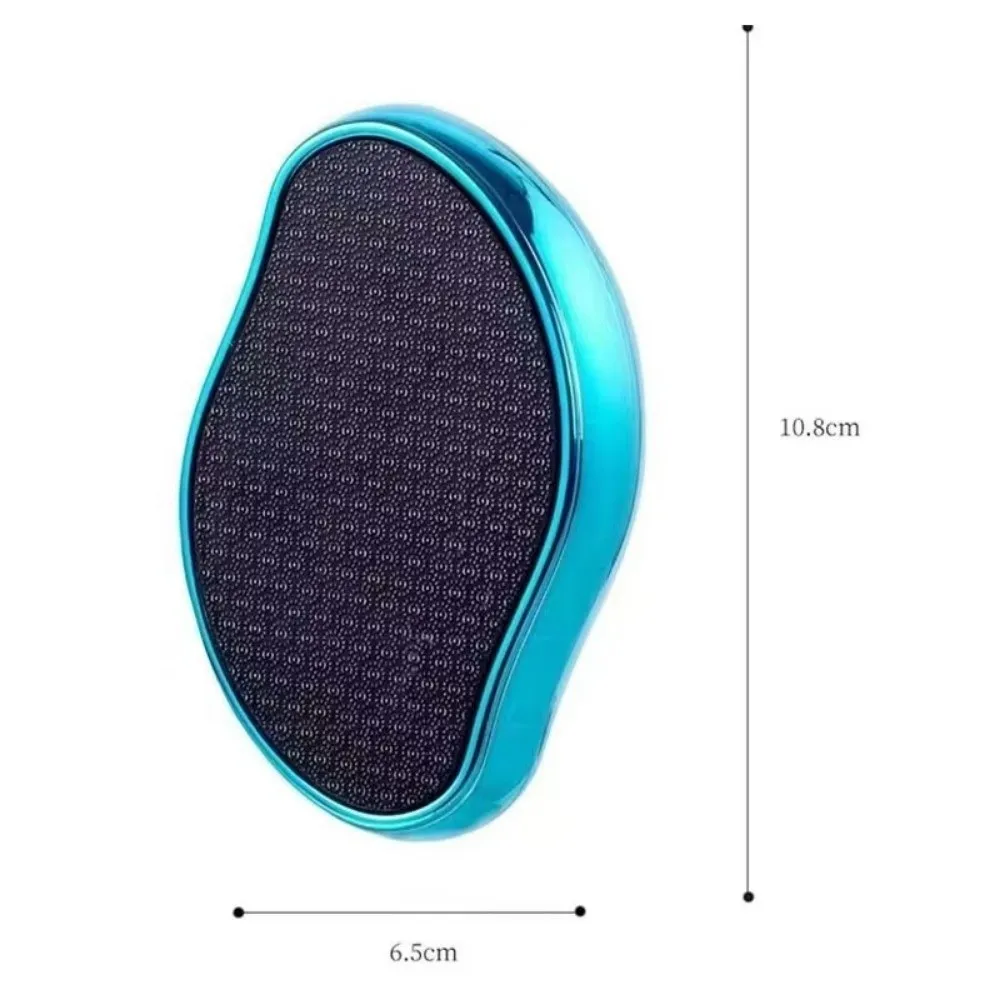 Nanoglass mão pé arquivo removedor de calos raspagem calcanhar ferramenta pé esfregando placa removedor de pele morta oval pé purificador