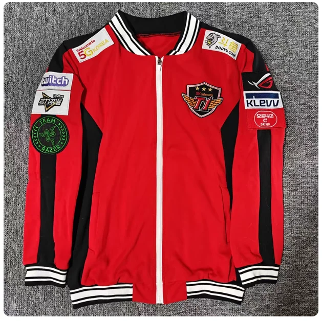 Game LOL World Champion SKT T1 Team Players Uniforms Faker Game