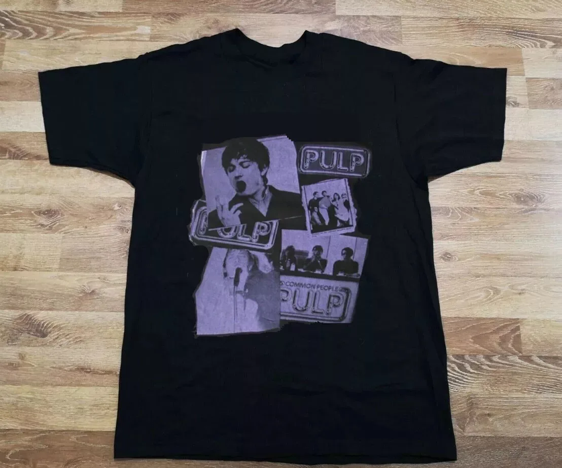 Pulp Band 1985 Style Common People Shirt Black Unisex Size S-5XL RE465