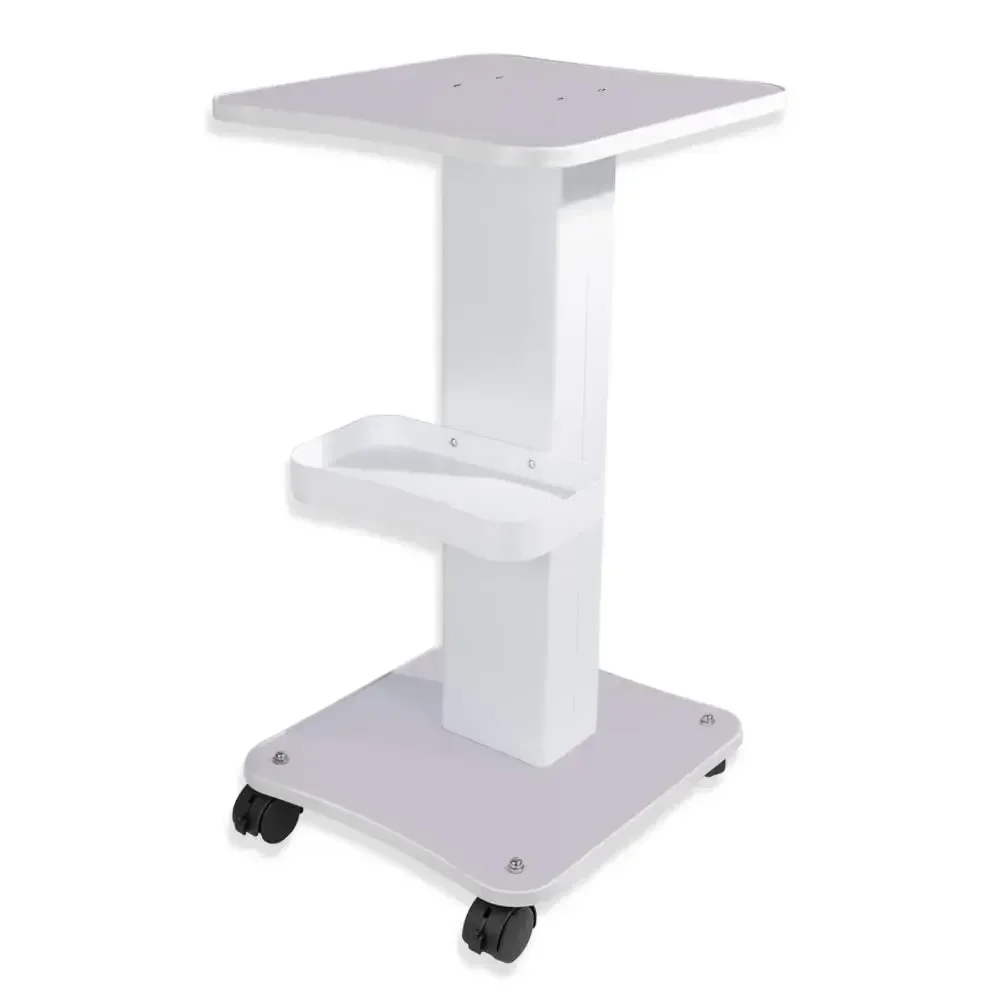 

3 Tier Beauty Rolling Cart, SPA Trolley with Wheels, Adjustable Tattoo Table Work Station, Salon Cart, Load 220 lbs