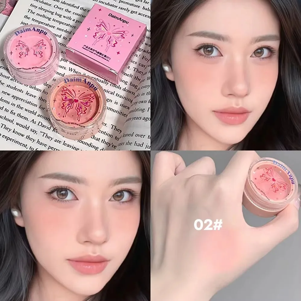 내추럴 에어 필링 크림 블러셔 붓기 컬러 매트 블러쉬 메이크업 걸리쉬 블러쉬 롱래스팅 치크 블러쉬 크림