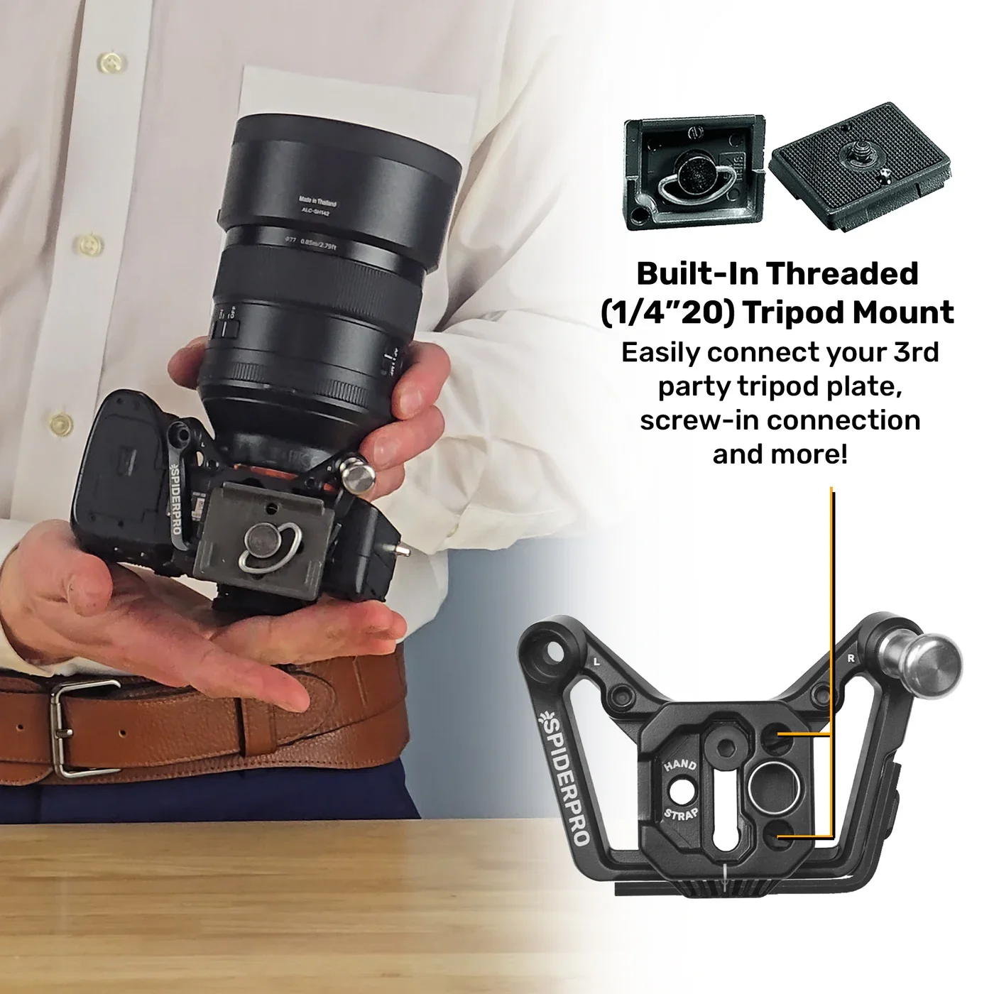 SpiderPro Dual-Kamerasystem V3 - Für DSLR + Spiegellose Kameras – Detail 9