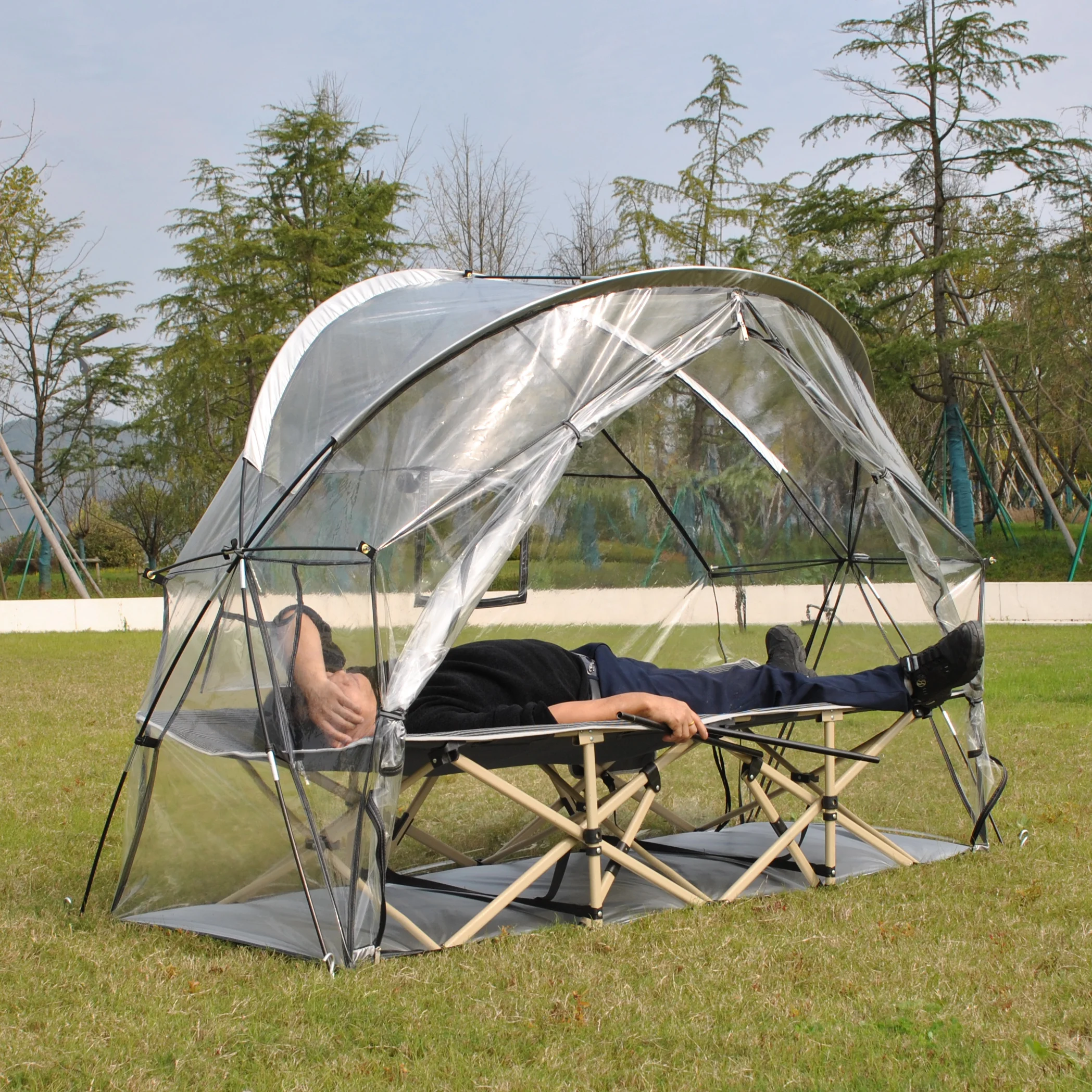 Transparent PVC Four-Season So - Outdoor Camping Solo review and price