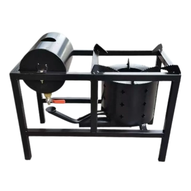 Multi-Fuel Waste Oil Heater Smokeless Burning with Adjustable Flame & Forced Air Blower Cookware Product Waste Oil Heater