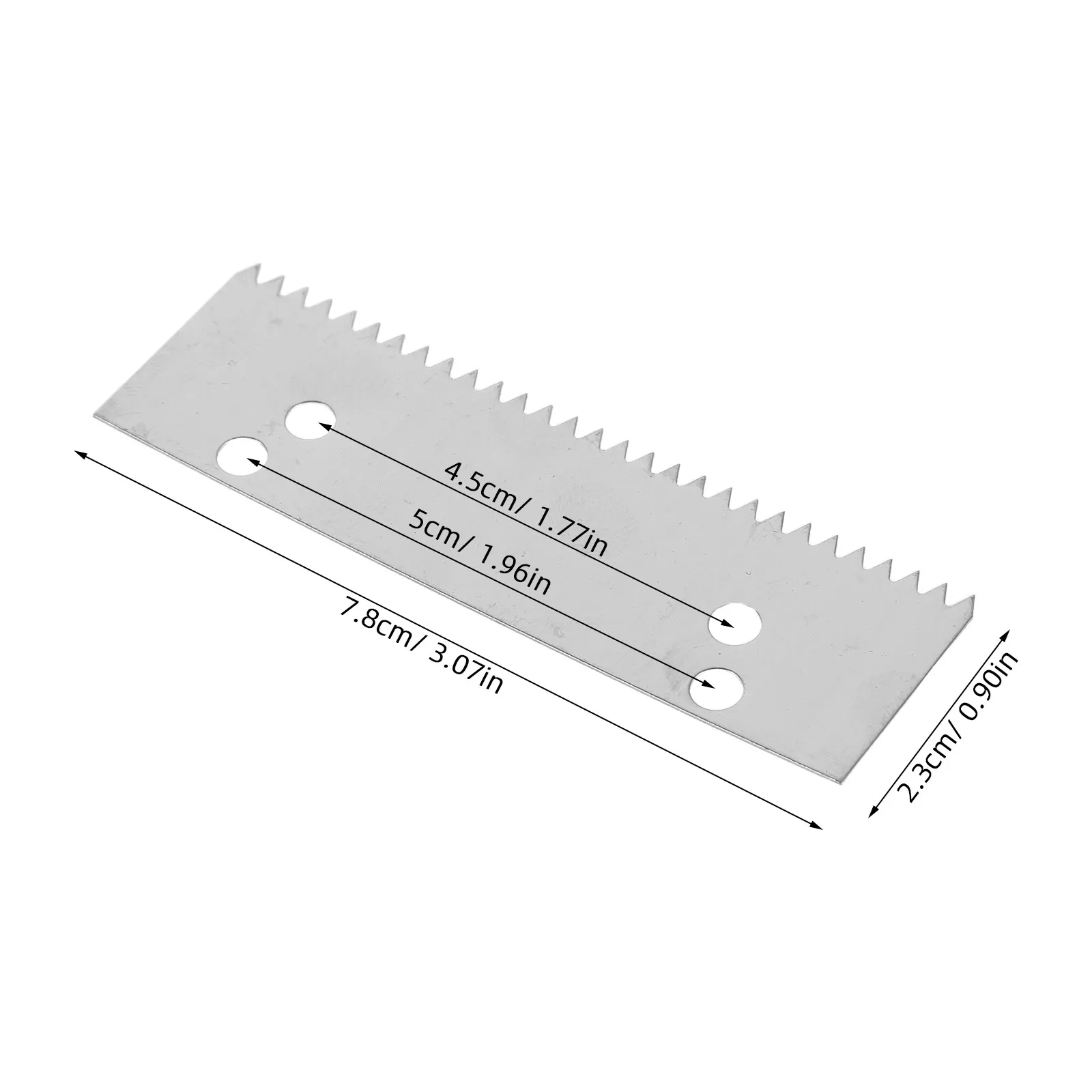 10Pcs Metal Tape Dispenser Replacement Blades Serrated Edge for Carton Sealer Box Sealer Tape Cutter Parts Industrial Packing