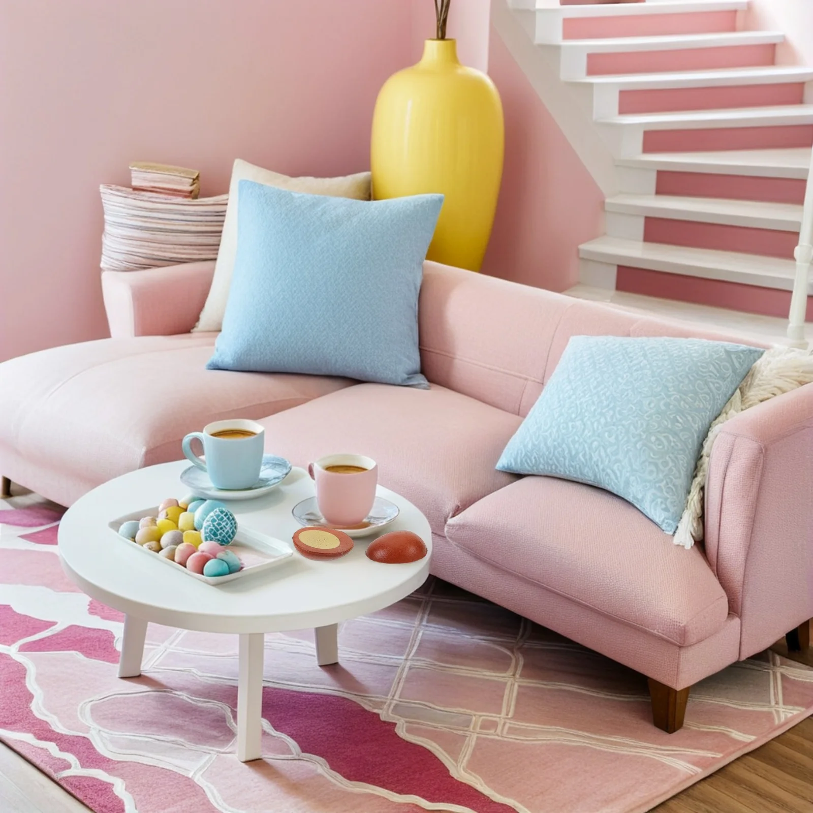 30 個ミニチュアゆで卵リアルなフェイク人工食品教育用プレイキッチンごっこ遊びアクセサリードールハウス