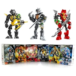 New Hero Factory Star Warrior Bionicle Building Blocks Furno Combined Robot Mech Model Bricks Toys For Children Christmas Gifts