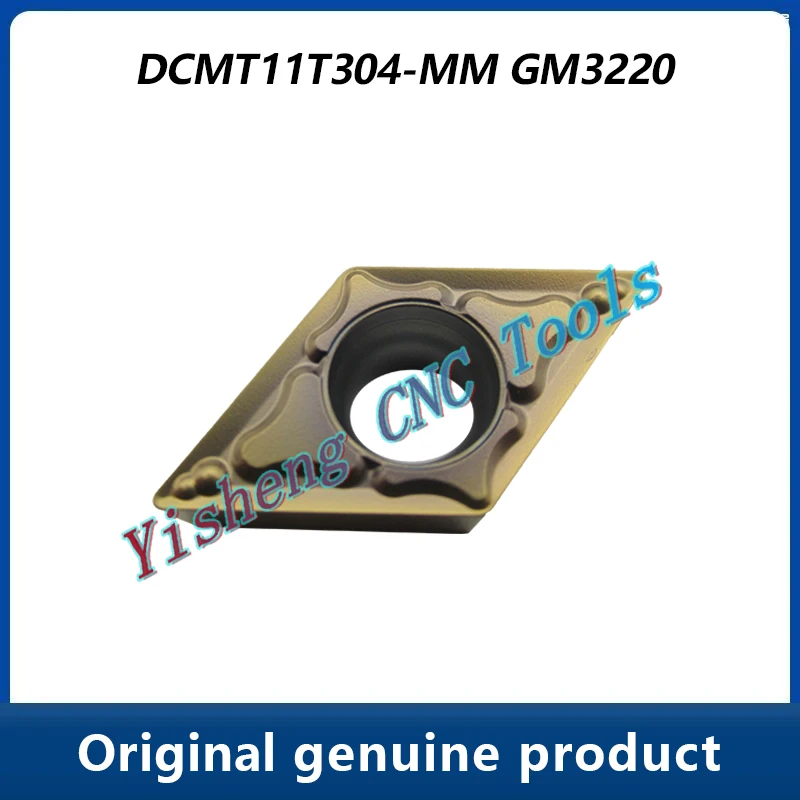 

CNC Insert turning tool Original DCMT DCMT11T304-MM GM3220 GS3115 GM3225 cutting tool Including freight