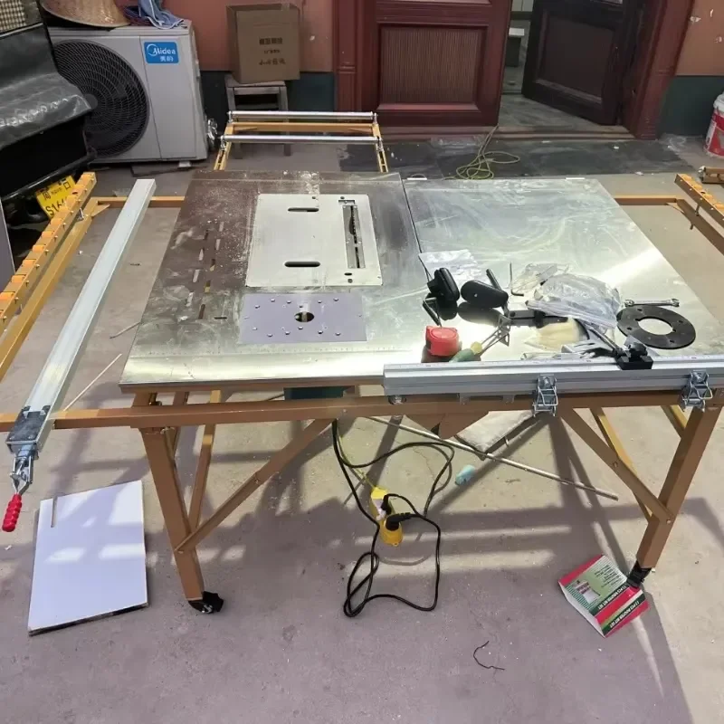 Woodworking Saw Table Multifunctional Home Improvement Dust-free Sub-saw New Precision Folding Sliding Table Saw Workbench
