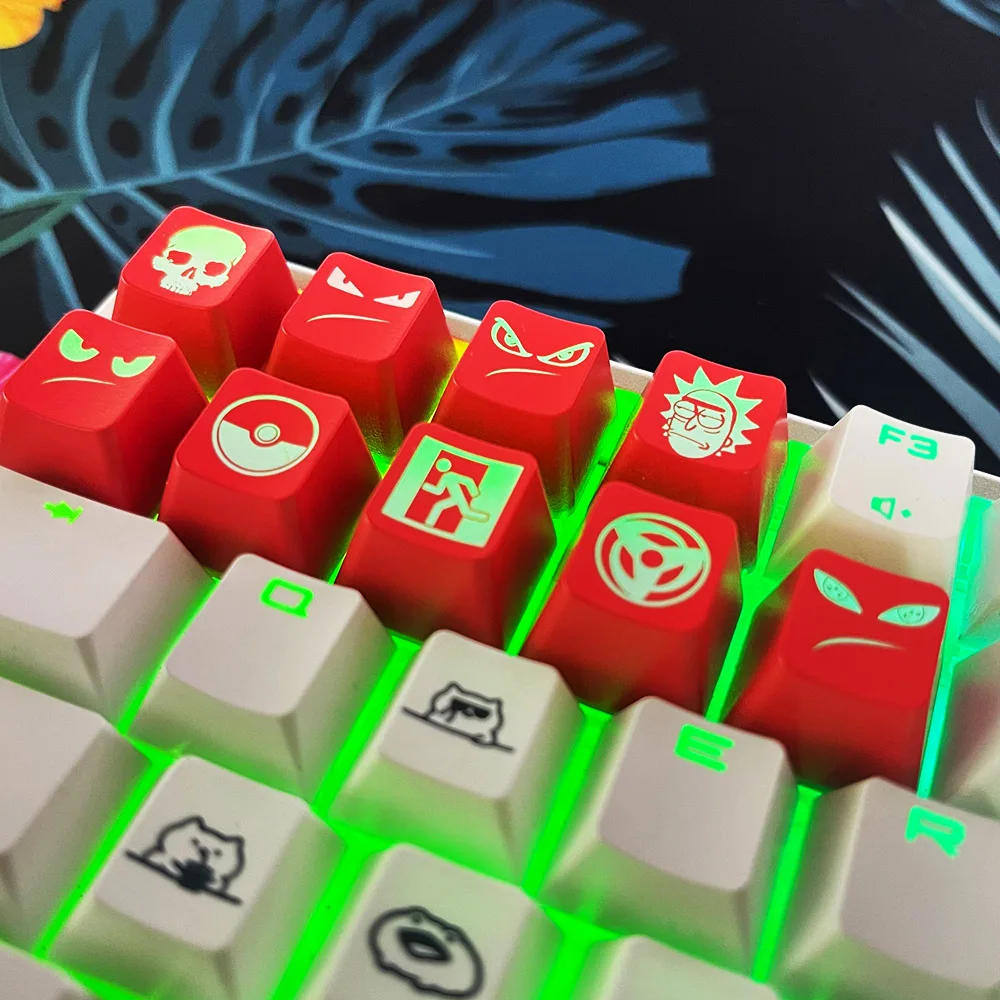 ESC Keycap for Mechanical Keyboards – R4 Height, Red Color ABS Crafted, Cool Backlit Effect, BRILA KeyCaps – Custom Gaming Style