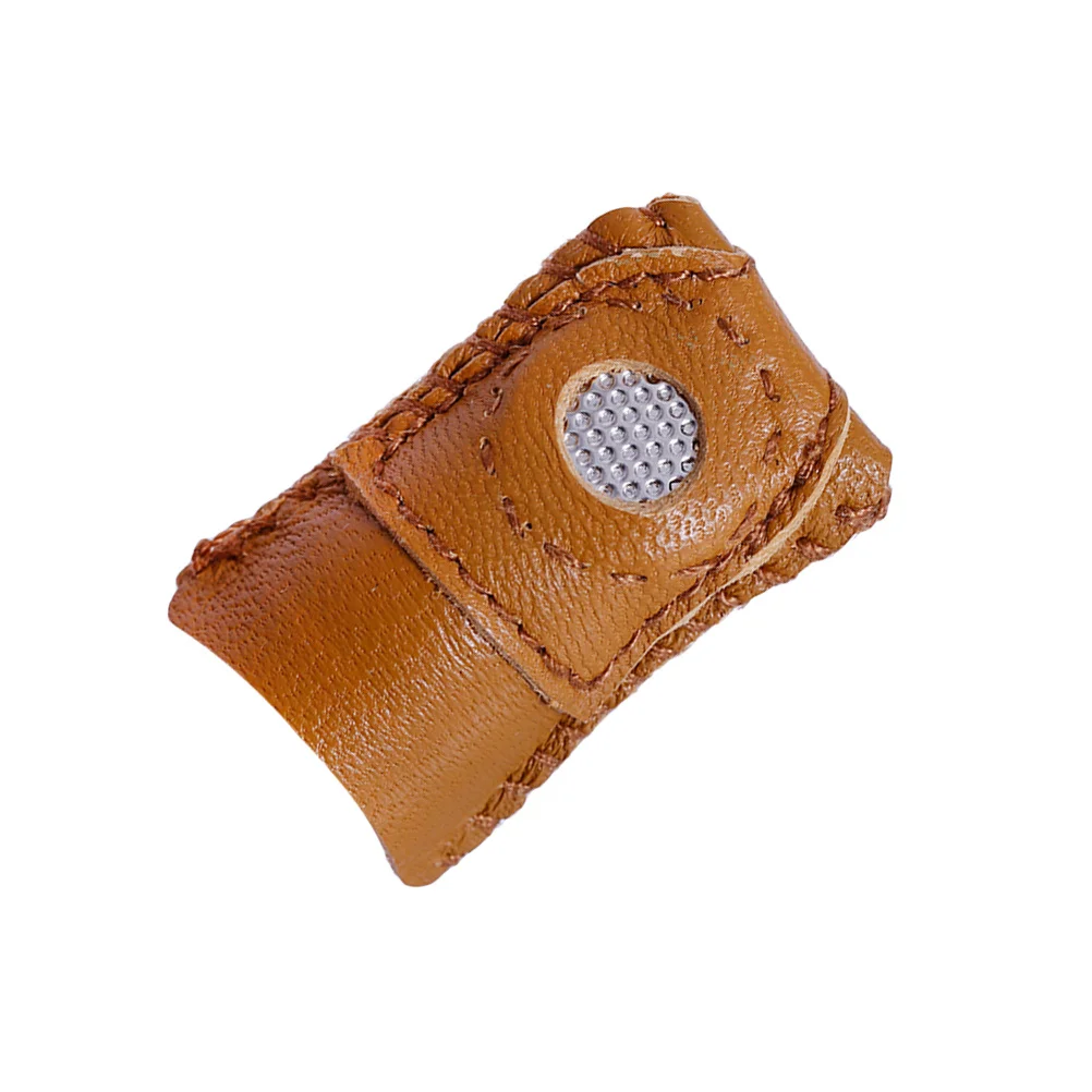 

1Pcs Thimble Finger Protector Sheepskin Sewing Quilting Embroidery Craft Size Durable Finger Sleeve