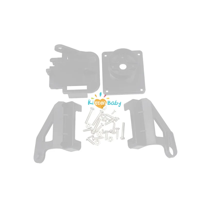 1 Set RC Plane Parts Steering Gear Pan Tilt SG90 MG90s 9g PTZ Smart Car Camera Mount Accessories