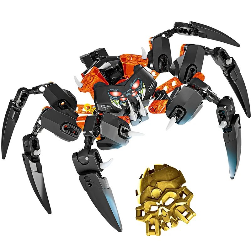 جديد بيونيكل آيس ماستر قناع ذهبي اللبنات 2in1 ووريورز عمل أرقام الميكانيكية المحارب روبوت الطوب لعب للأولاد هدايا