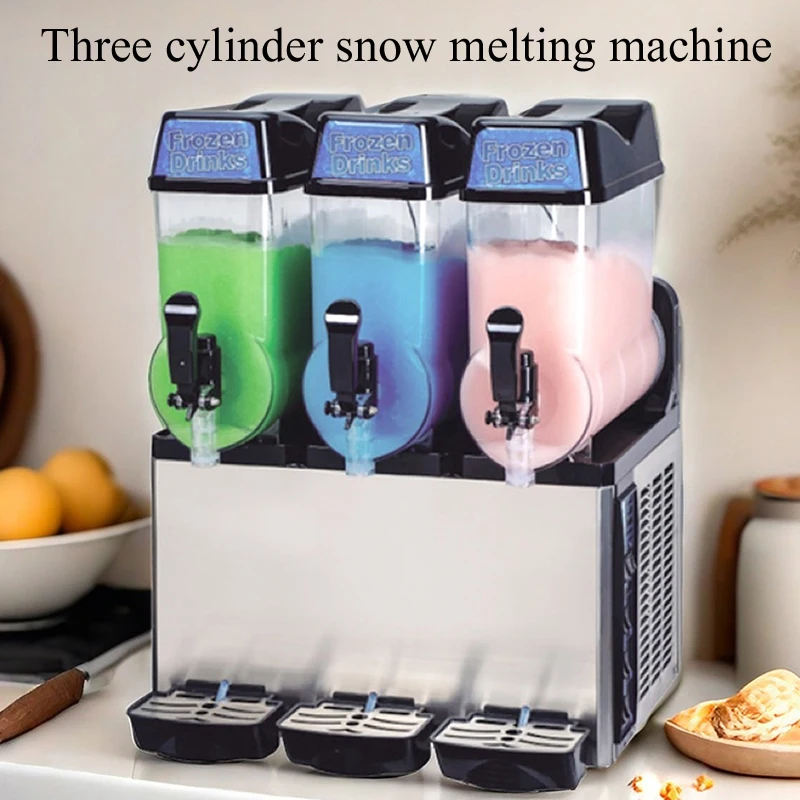 

1/2/3 Tanks Commercial Ice-Cool Juice Smoothie Slush Maker Frozen Beverage Cold Drink Dispenser Vending Machine For Home