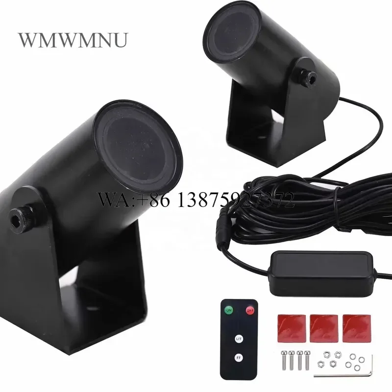 Wmwmnu Universal 12V LED Off Road Warning Spotlight for ATV SUV Truck Anti Collision Strobe Fog Auxiliary Safety Light