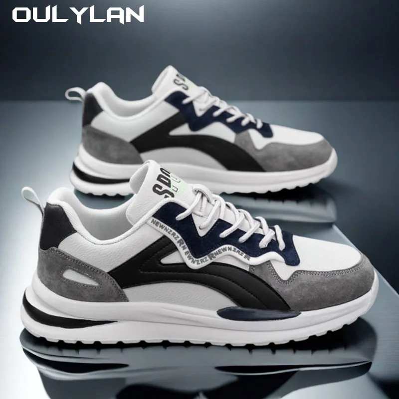 Oulylan-Chaussures d'entraînement de tennis en plein air pour hommes, baskets de course décontractées, chaussures à plateforme de créateur de mode, été, nouveau