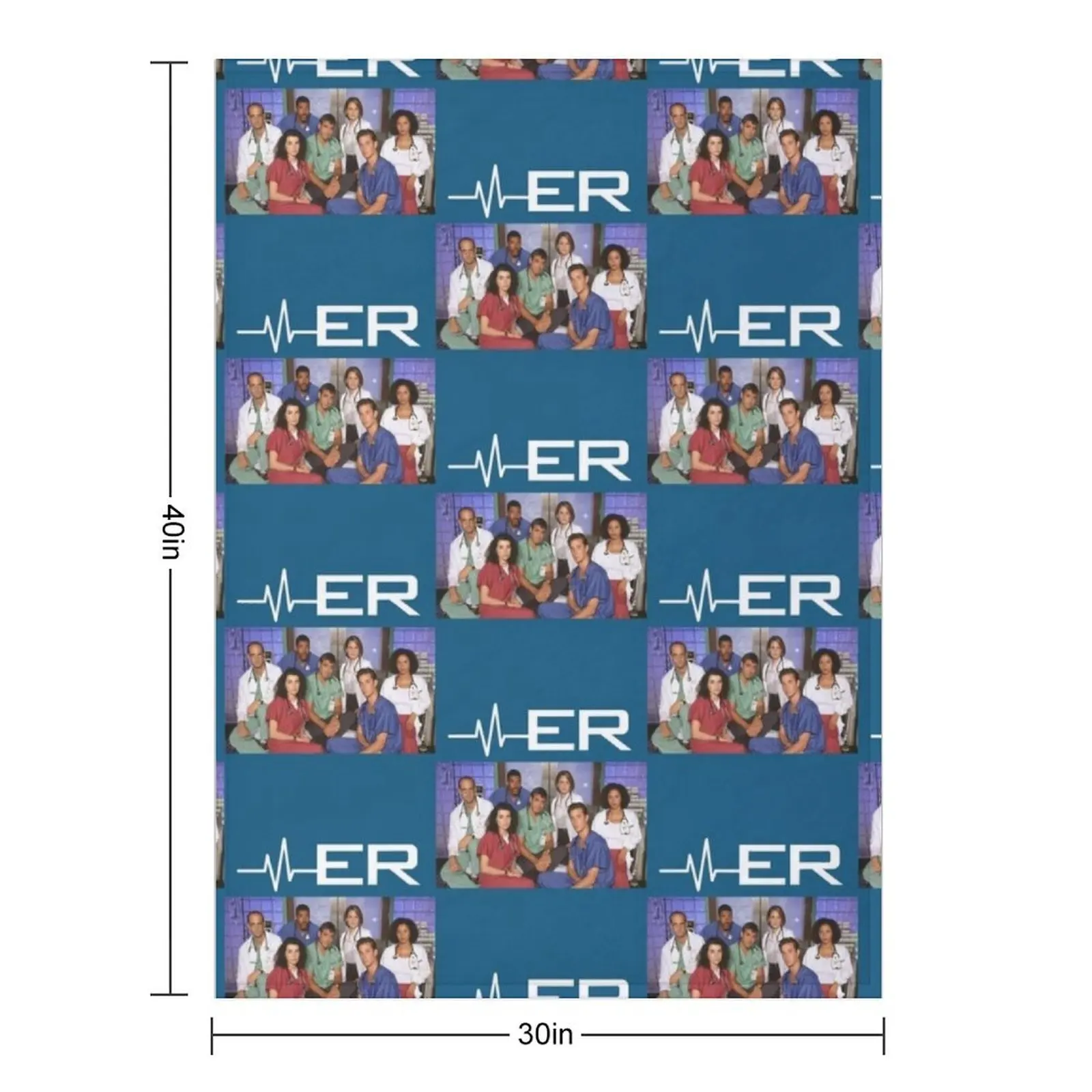 ER Tv Show Throw Blanket Vintage Decorative Throw Decoratives Cute Plaid Heavy Thin Blankets