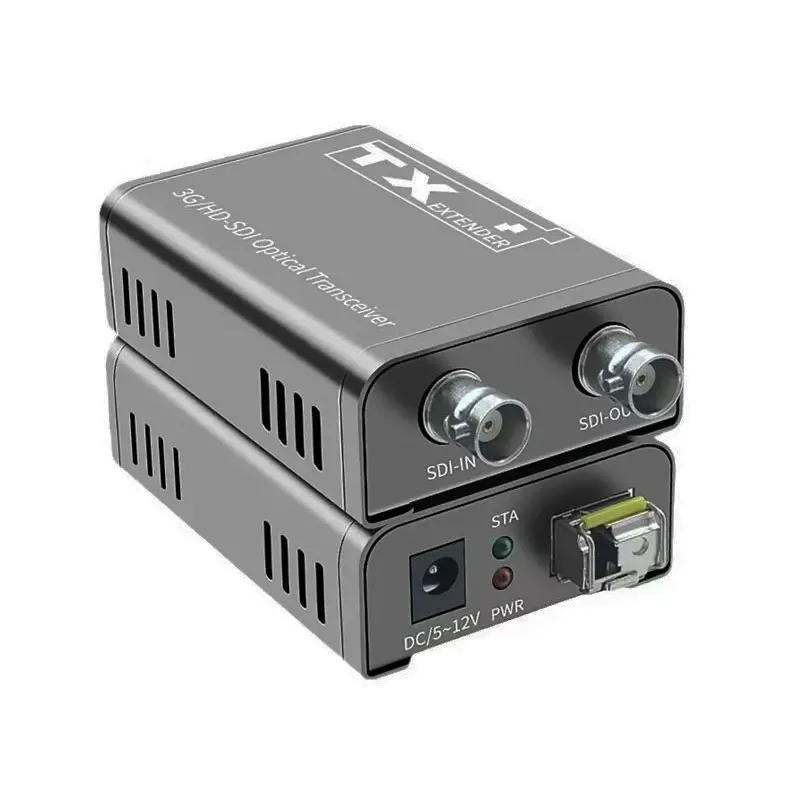 

3G HD SDI Оптоволоконный удлинитель 1080P Видео Аудио Оптоволоконный кабель через LC Волоконно-оптический кабель до 20 км Удлинитель уровня трансляции с LC SFP