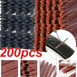 10-200pcs Tire Repair Strips Tubeless Rubber Stiring Glue Seals for Car Motorcycle Tyre Puncture Repair Kit Tools Accessories