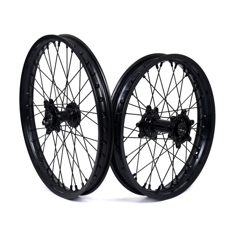

Electric off-road motorcycle Ultra Bee Wheels Set All Black Custom Electric off-road motorcycle Rim Set Motorcycle Rims With Hub