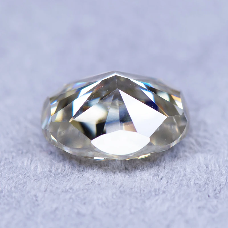 

Moissanite Stone Oval Cut Natural Bright Yellow Color High-quality DIY Charms Jewelry Making Main Materials with GRA Certificate