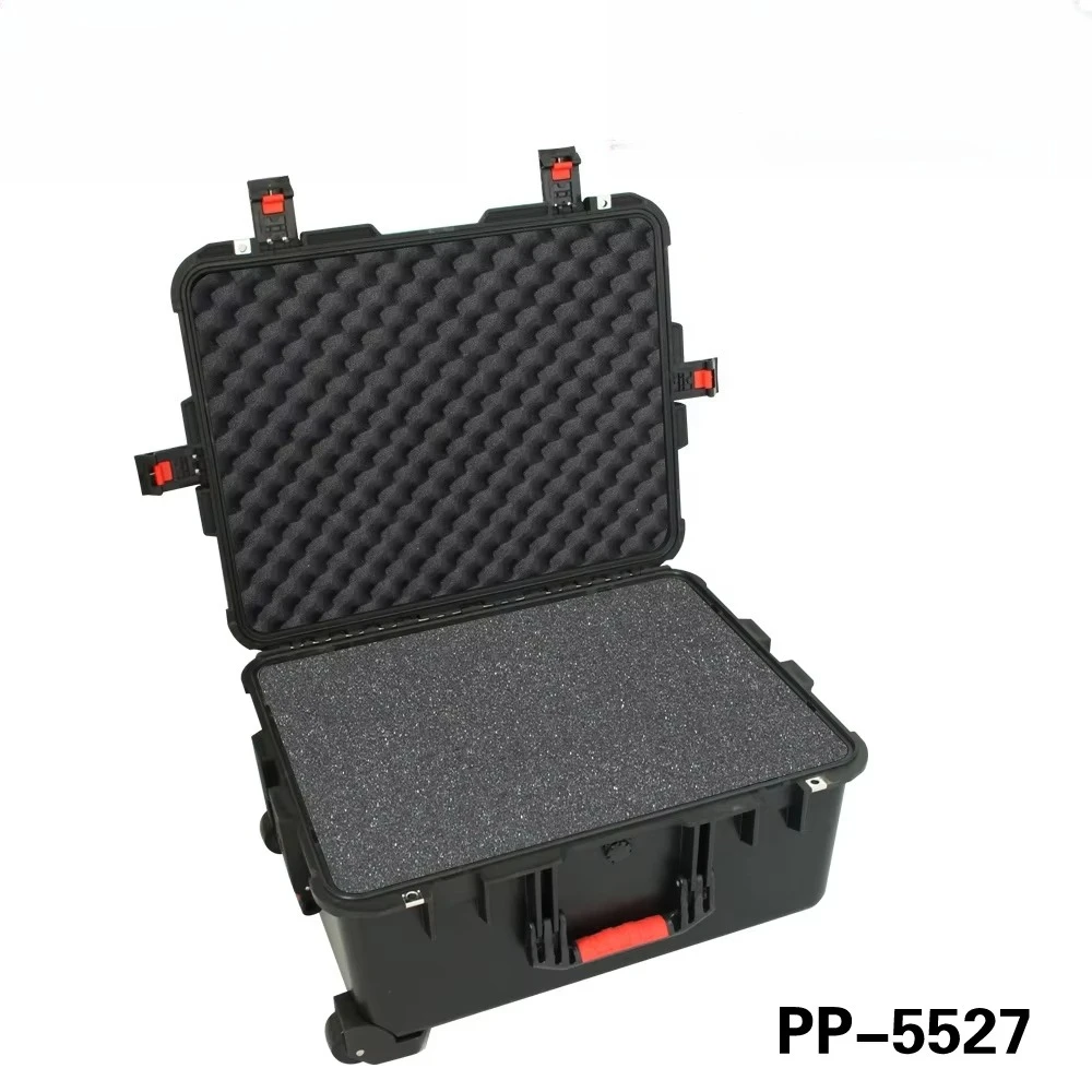 Waterproof Tough Instrument and Equipment Safety Storage Case, Hard Plastic Carrying Tool case with Foam