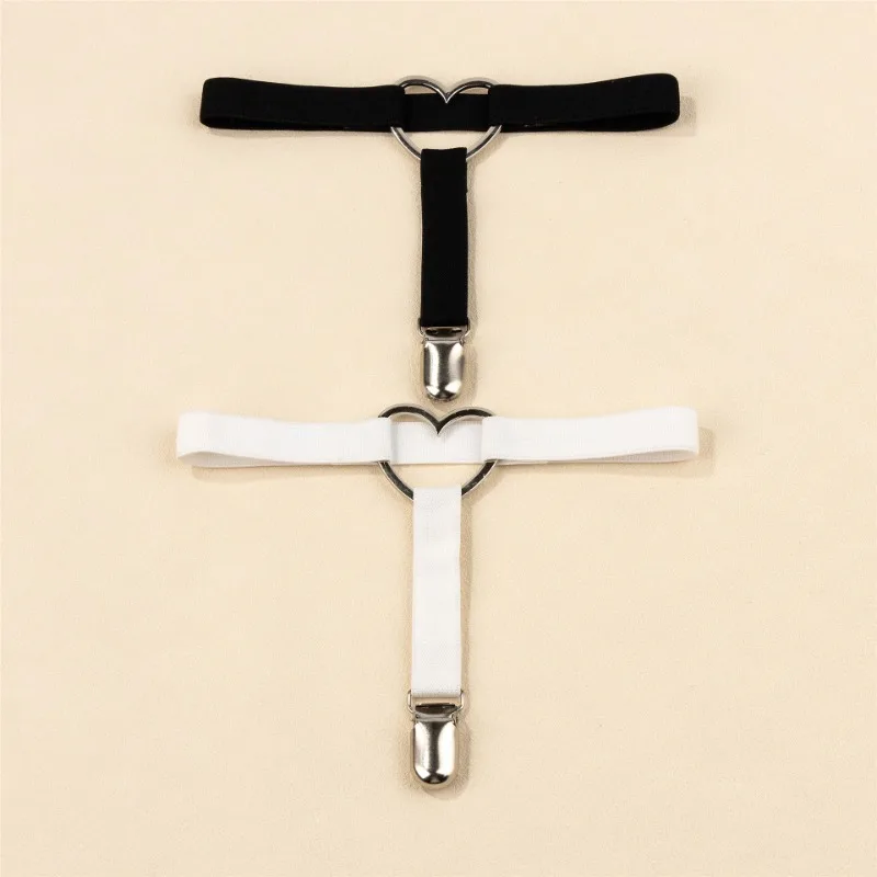 Women Sexy Elastic Garter Belts Fit for Stockings Uniform Simple Body Harness Goth Accessories Gothic Lolita Suspender Leg Rings