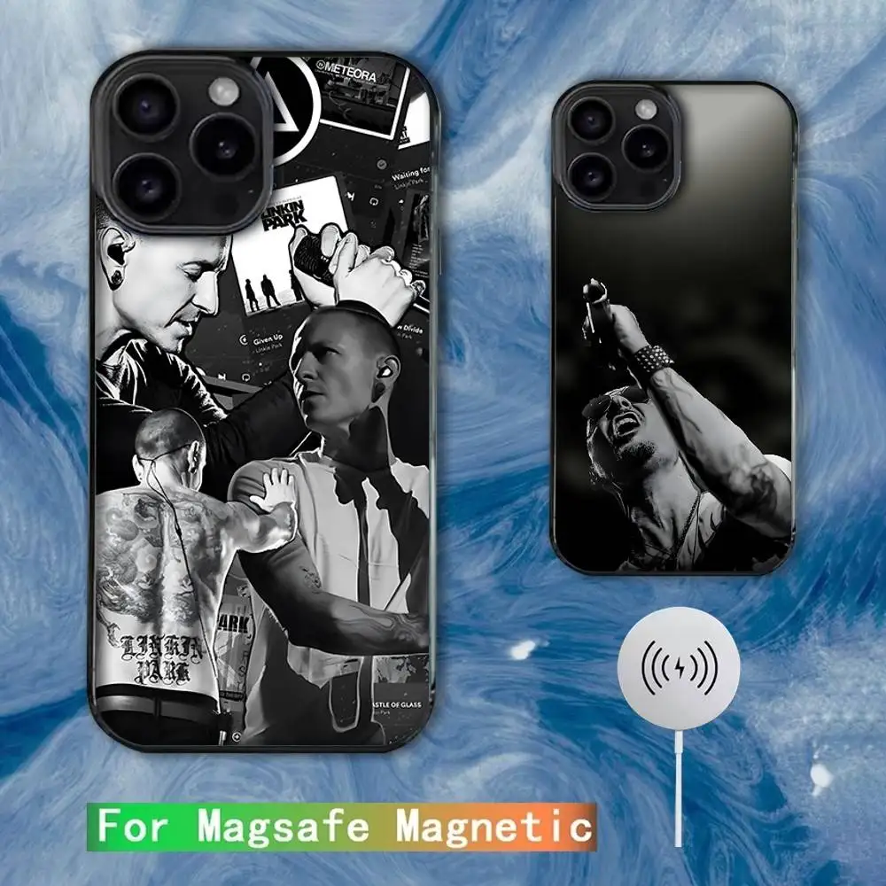 

Singer C-Chester B-Bennington Phone Case For iPhone 16e,16,15,14,13,12,11,Plus,Pro,Max,Mini Magsafe Magnetic Wireless Charging