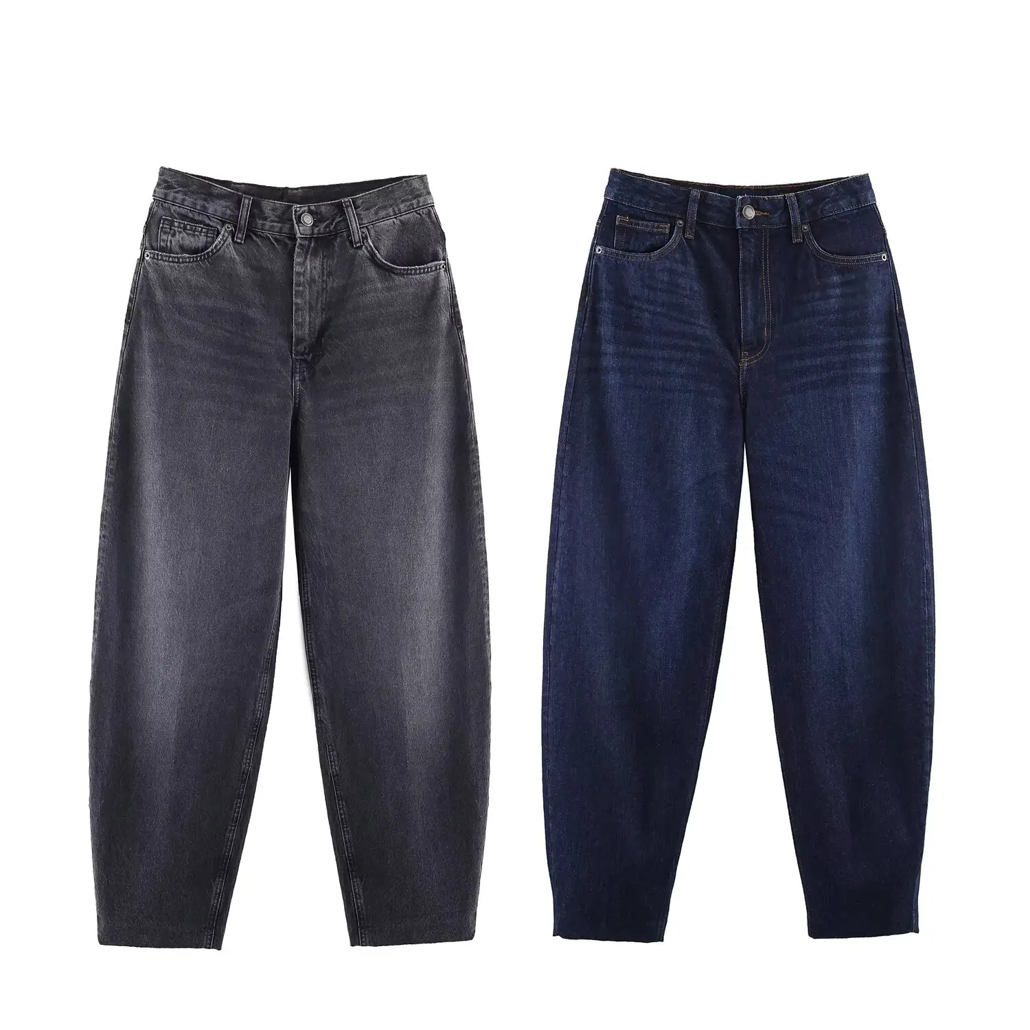 

Женские джинсы-клеш с высокой талией 9A3X