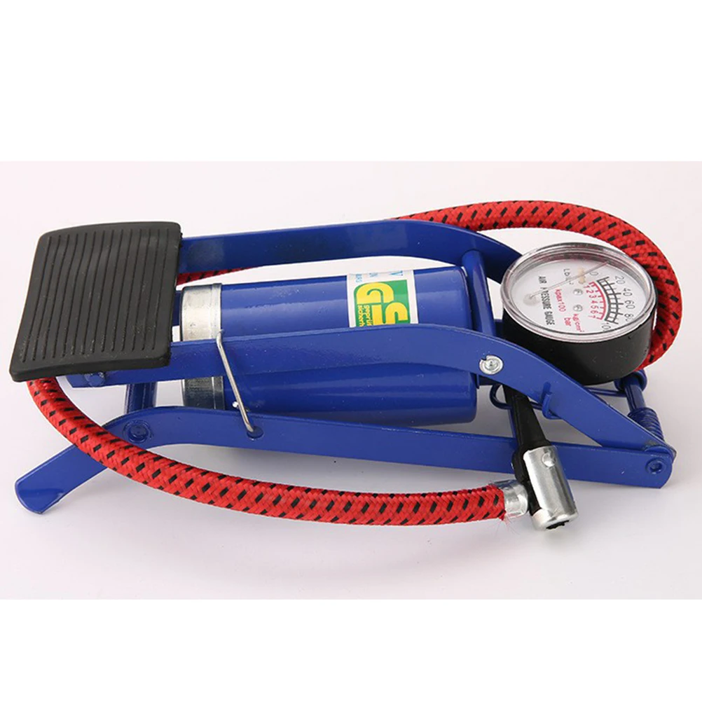 

Dual Tube Stepping Air Pump Foot Self-Propelled High Pressure Pedal Bicycle Car Portable Anti-Slip Design Dustproof Rustproof