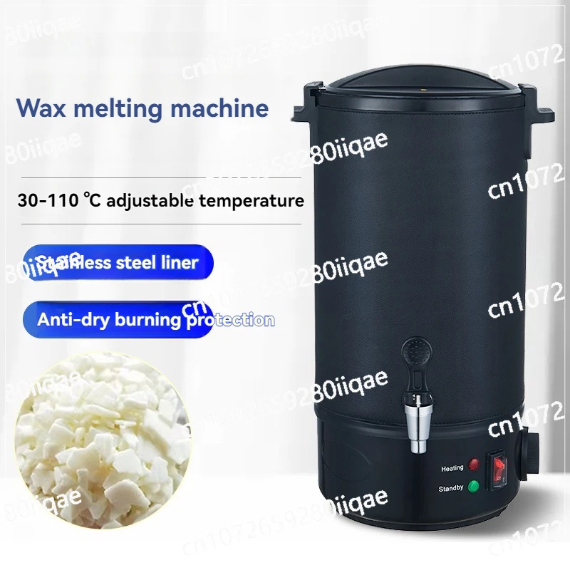 6/8/10L Stainless Steel Wax Melter Electric Wax Melting Pot Candle Making  9-Stage Temperature