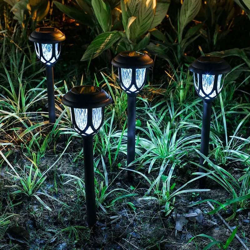 1-10pcs Solar Yard Lights Bright Lawn LightsQutdoor Waterproof Led Solar Pathway Lightsandscape Path Lights