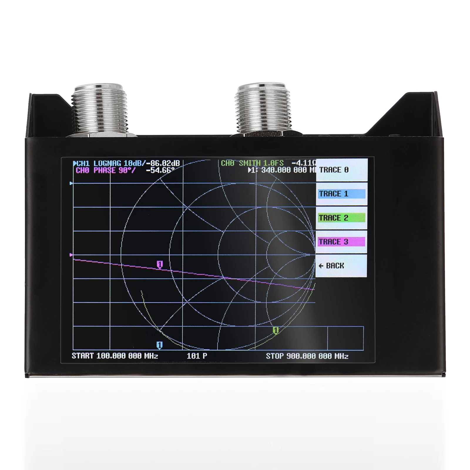 Original SAA-2N V2 3GHz 4 inch Display Vector Network Analyzer HF VHF UHF Antenna Analyzer