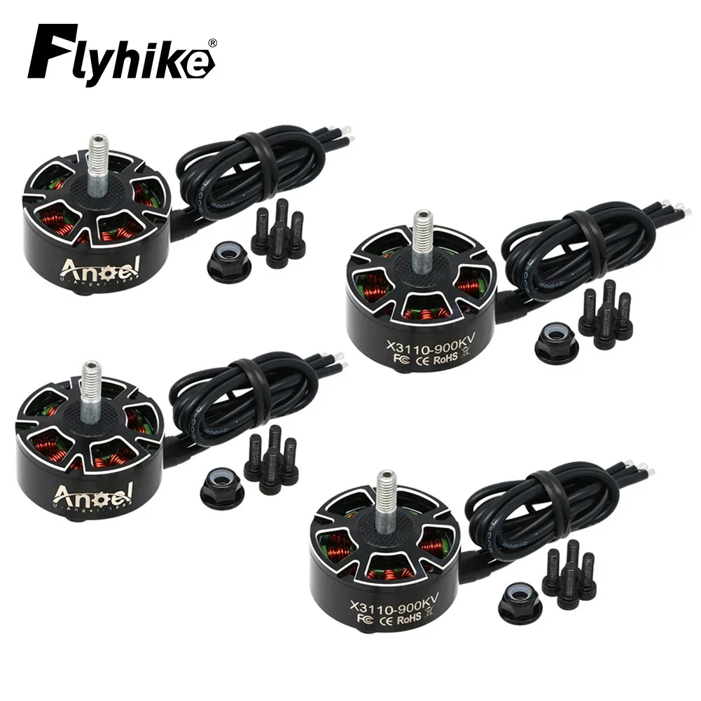 

4pcs UAngle X3110 3110 900KV 1050KV Brushless Motor 4-6S Motor For 6-9 Inch RC Drones In FPV Racing