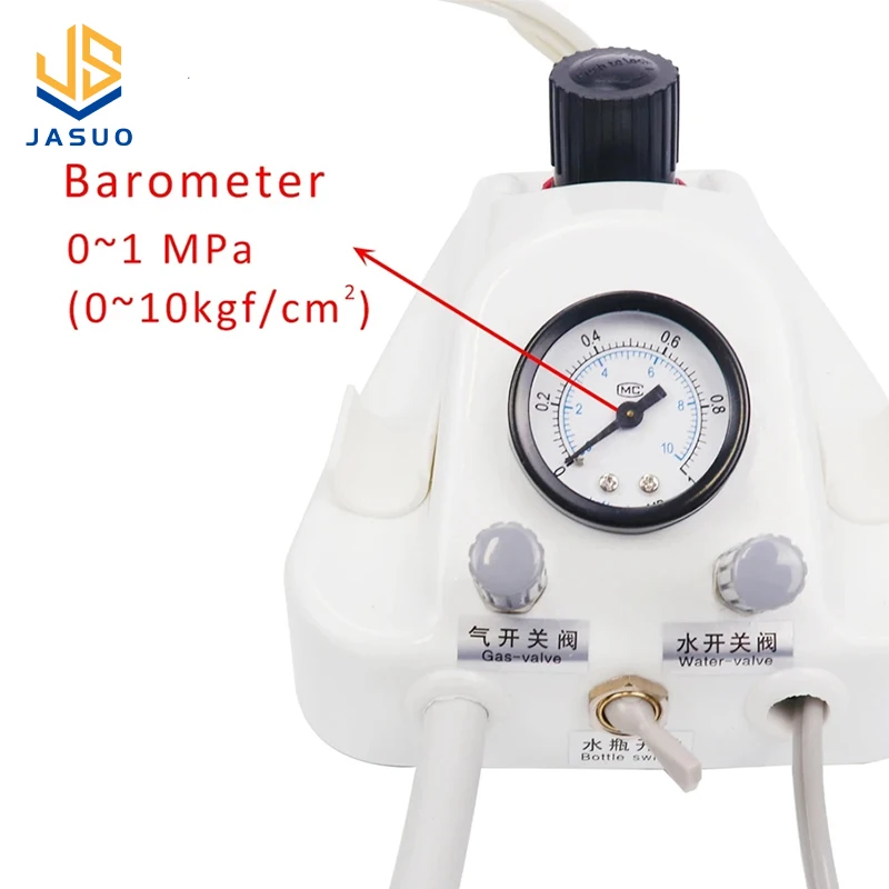 Dental Portable Turbine Unit Work With Air Compressor 3 Way Syringe 2/4 Holes Teeth Whitening Equipment Plastic Shell Dentistry