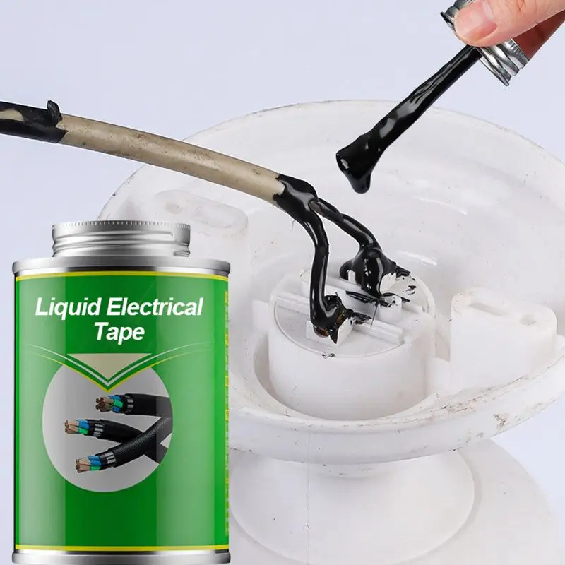 

100/260ml Liquid Electrical Tape Insulating Tape Repair Rubber Electrical Wire Cable Coat Fix Line Glue Liquid Insulation Paste