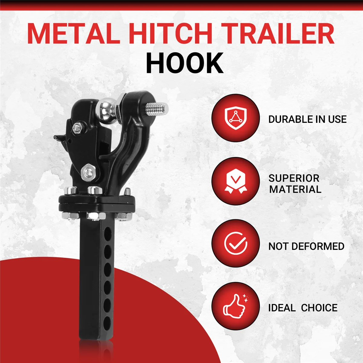 B67C Крюк прицепа для 1:10 Scx10 90046 90047 Traxxas Trx4 Rc Гусеничный автомобиль