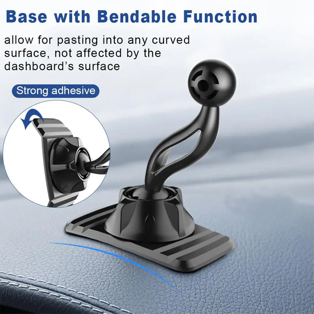 

Car Mobile Phone Holder Base 360 Degree Rotation Car Navigation Instrument Panel Phone Support Accessories GPS Bracket Car H3W6